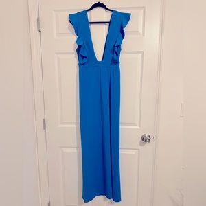 Wedding guest dress size medium with slit